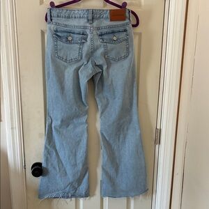 Lucky Brand Light Blue Low Rise Flare Jeans